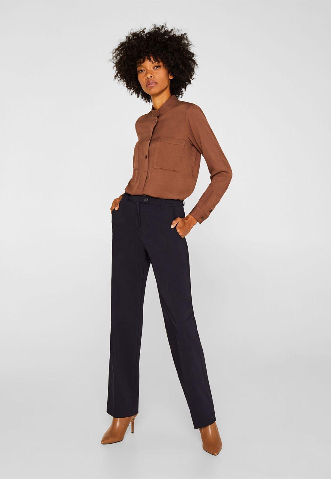 Pantalón Mujer Elástico Recto-0