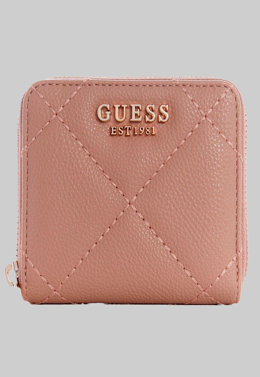 Billetera Fantine Slg Small Around Rosado Guess-0