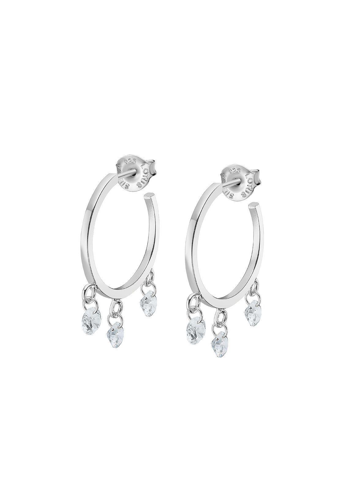 Aros Plata LP3384-4/1 Lotus Silver Mujer Trendy-0