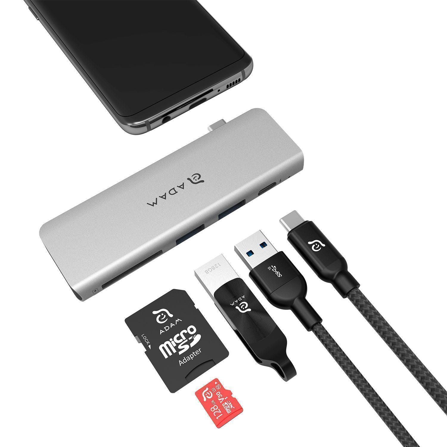 Hub CASA 5E USB C 5 en 1 Adam Elements-5