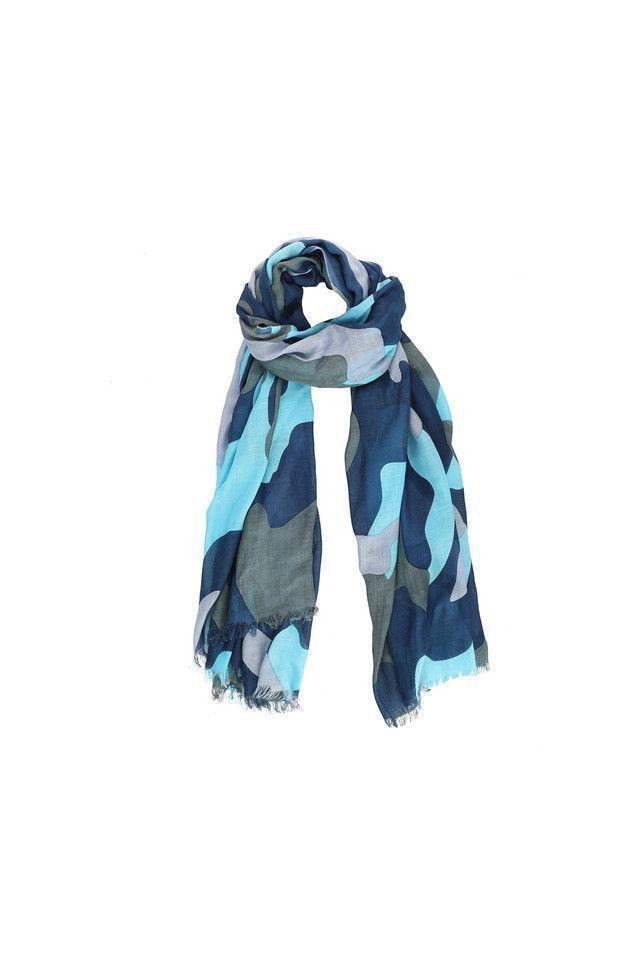 Pañuelo Estampado Camo Azul Humana-0