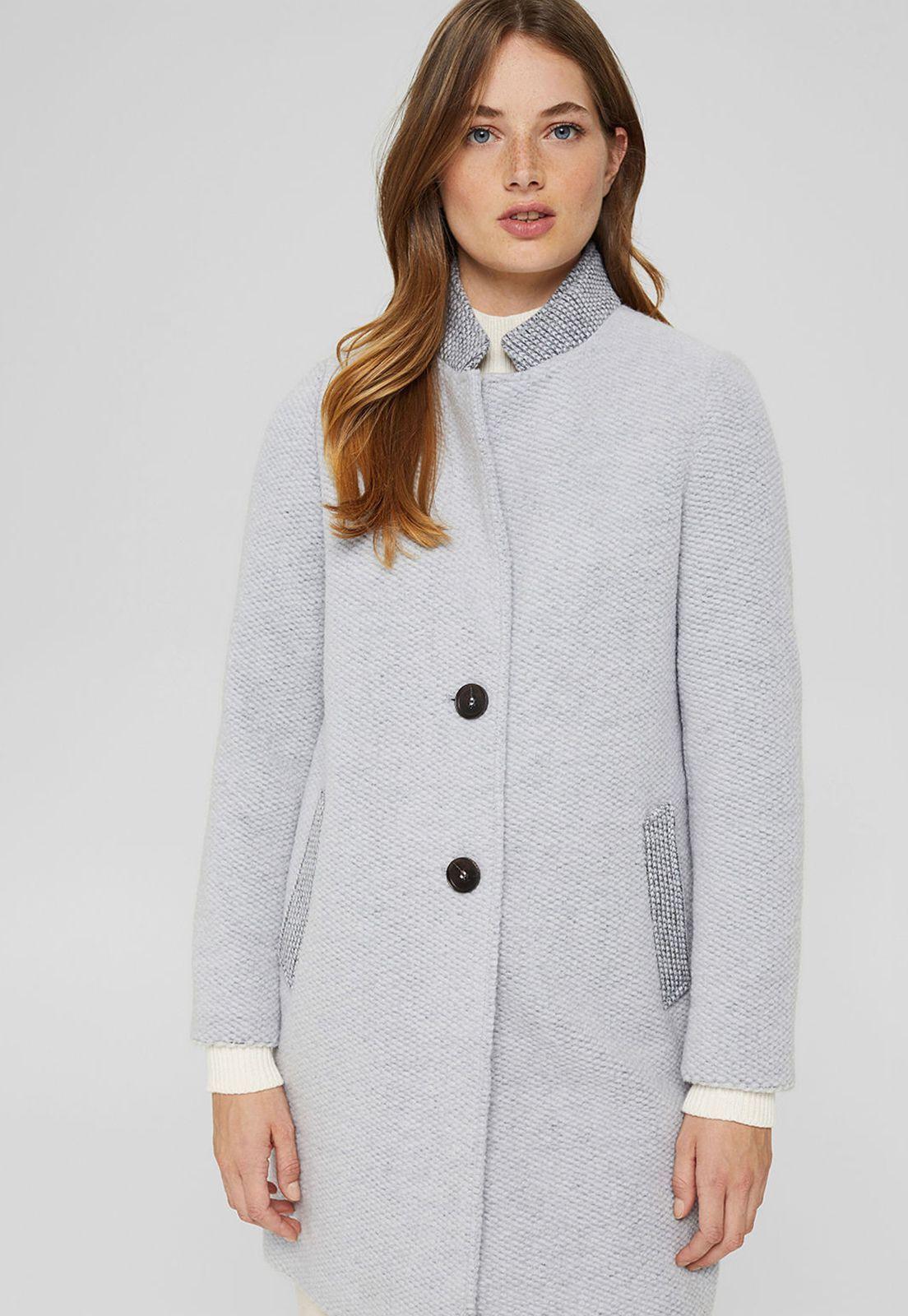 Abrigo Mujer Liso Esprit-0