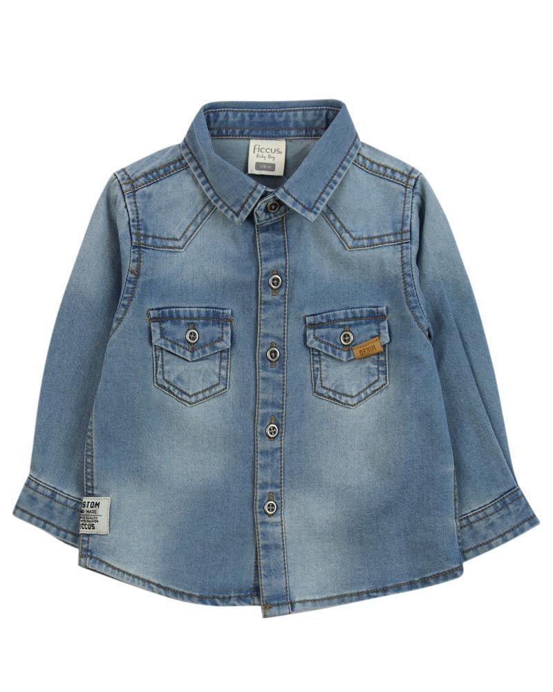 Camisa Kids Niño Jeans Ficcus-0