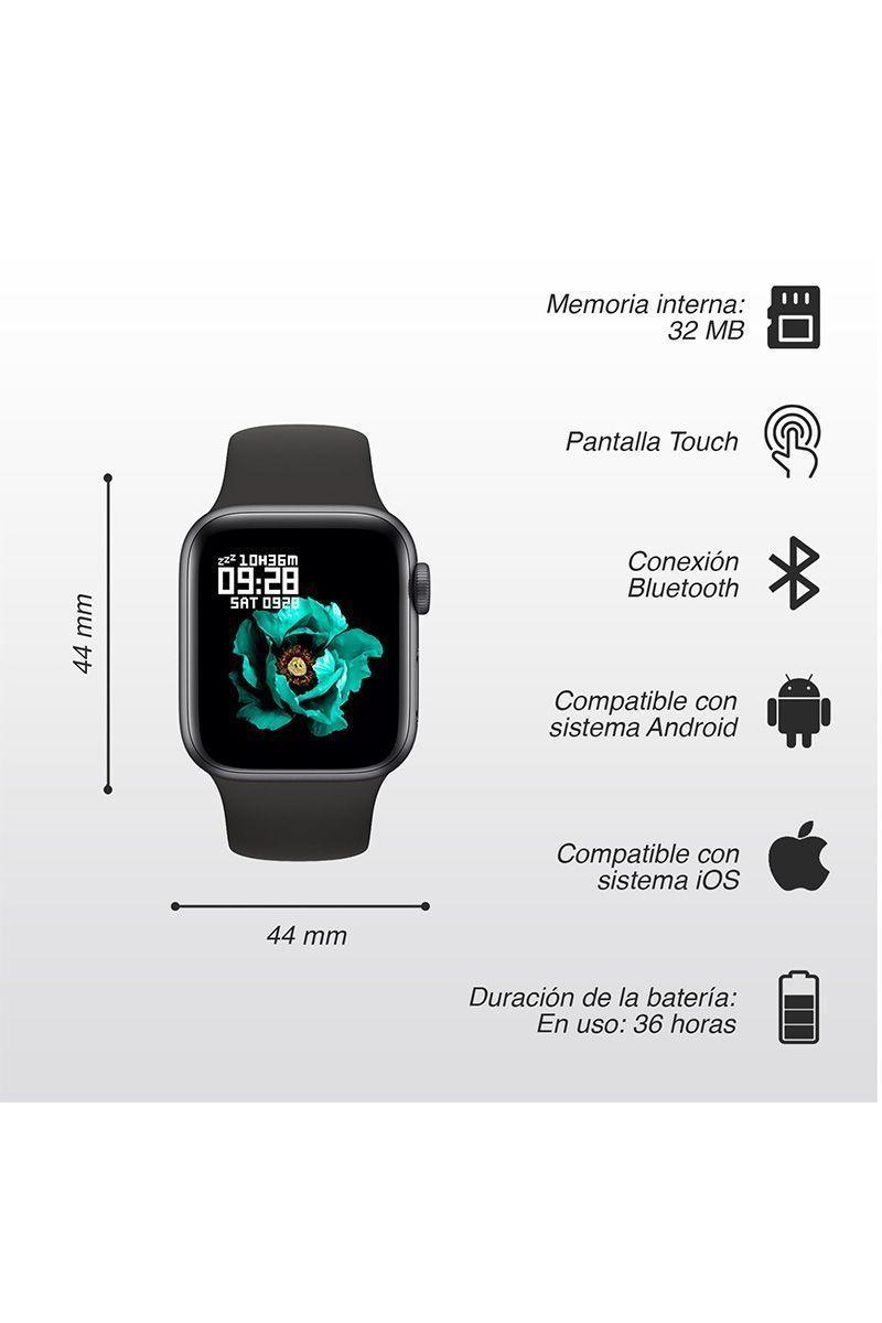 Smartwatch T55 Pro con Earphones Negro-2