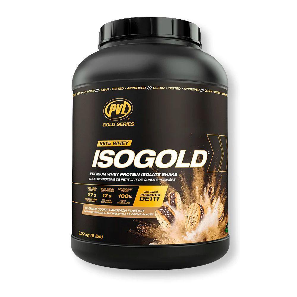 PROTEINA ISOGOLD 5 LIBRAS 73 SERVICIOS - PVL - USA - COOKIES ICE CREAM-0