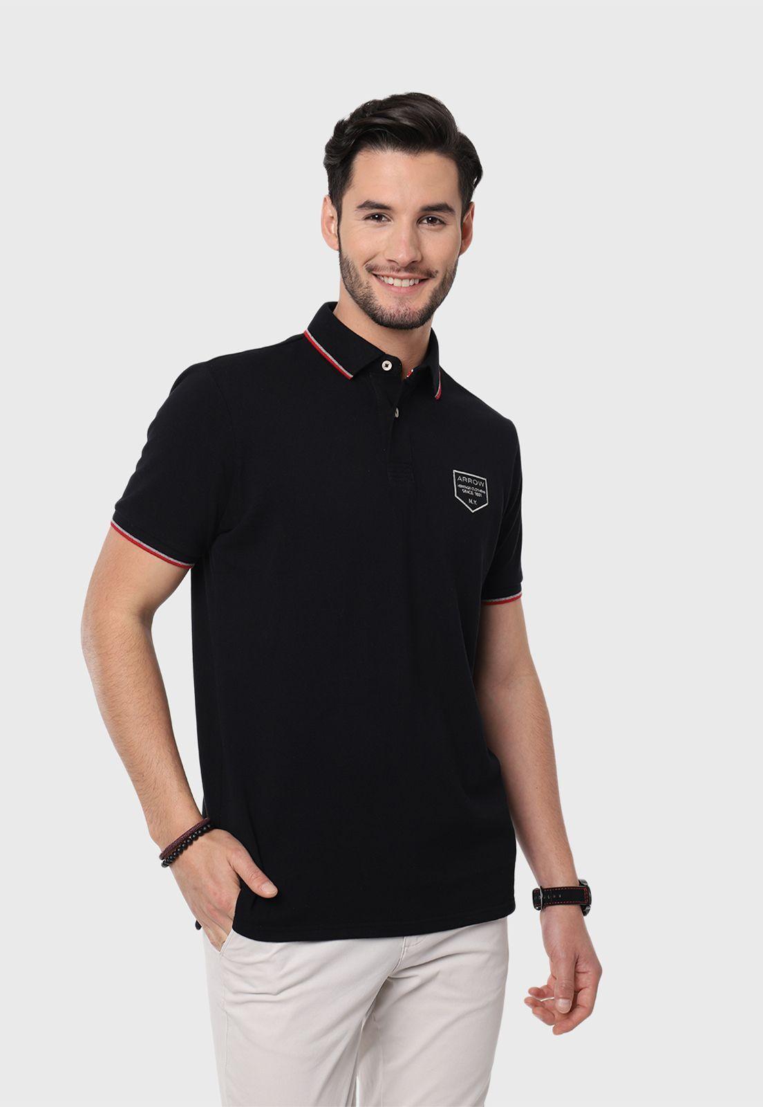 Polera Piqué Manga Corta Arrow-0