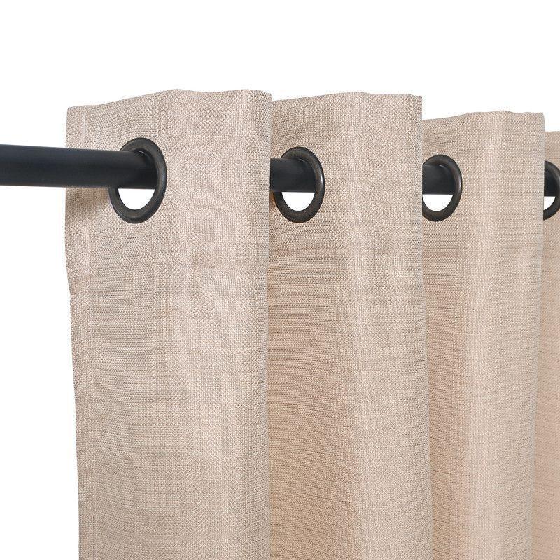 Set Cortina jqd Rusti. 8pzas Argo. 140x220 Beige -1