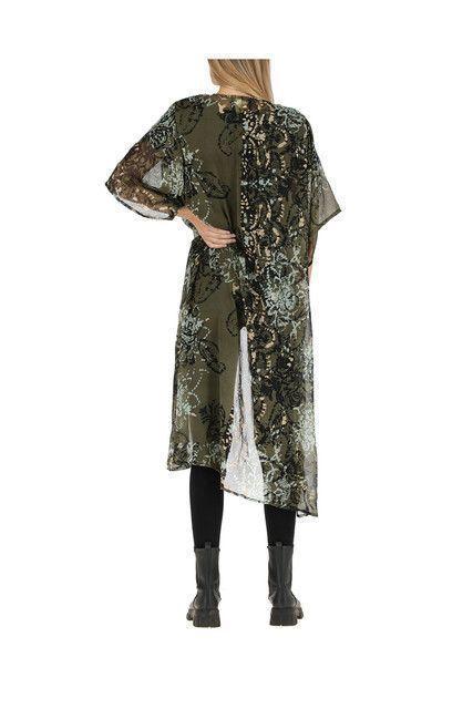 Kimono Fiesta Verde Organic Nature Aztecs Humana-1