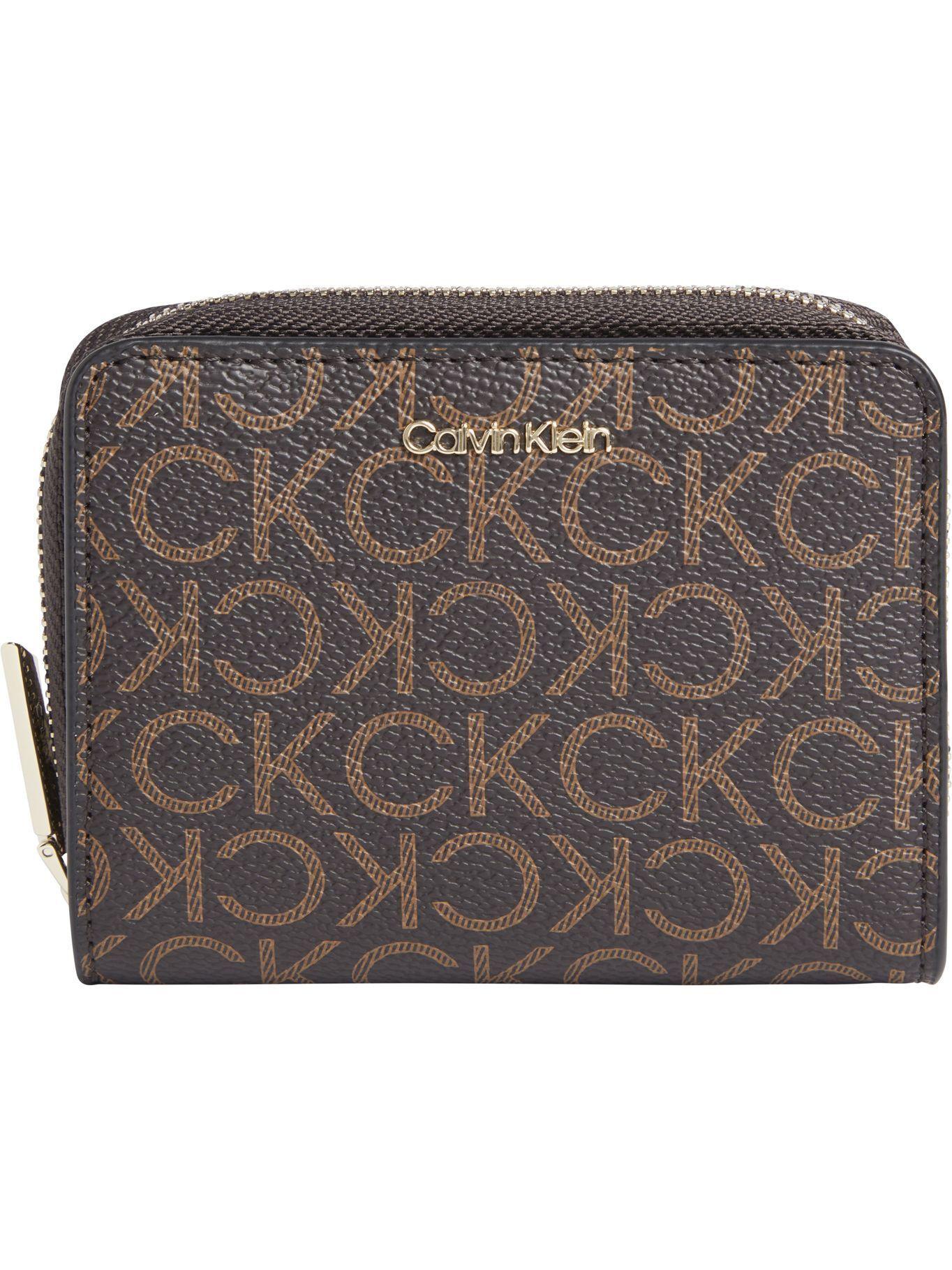 Billetera Ck Must Flap Café Calvin Klein-0
