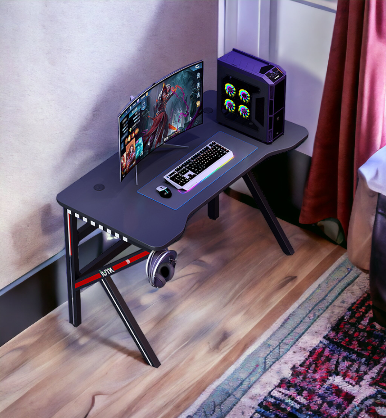 Escritorio Mesa Gamer 120 X 60 Cm Dark Awakening Crusec-2