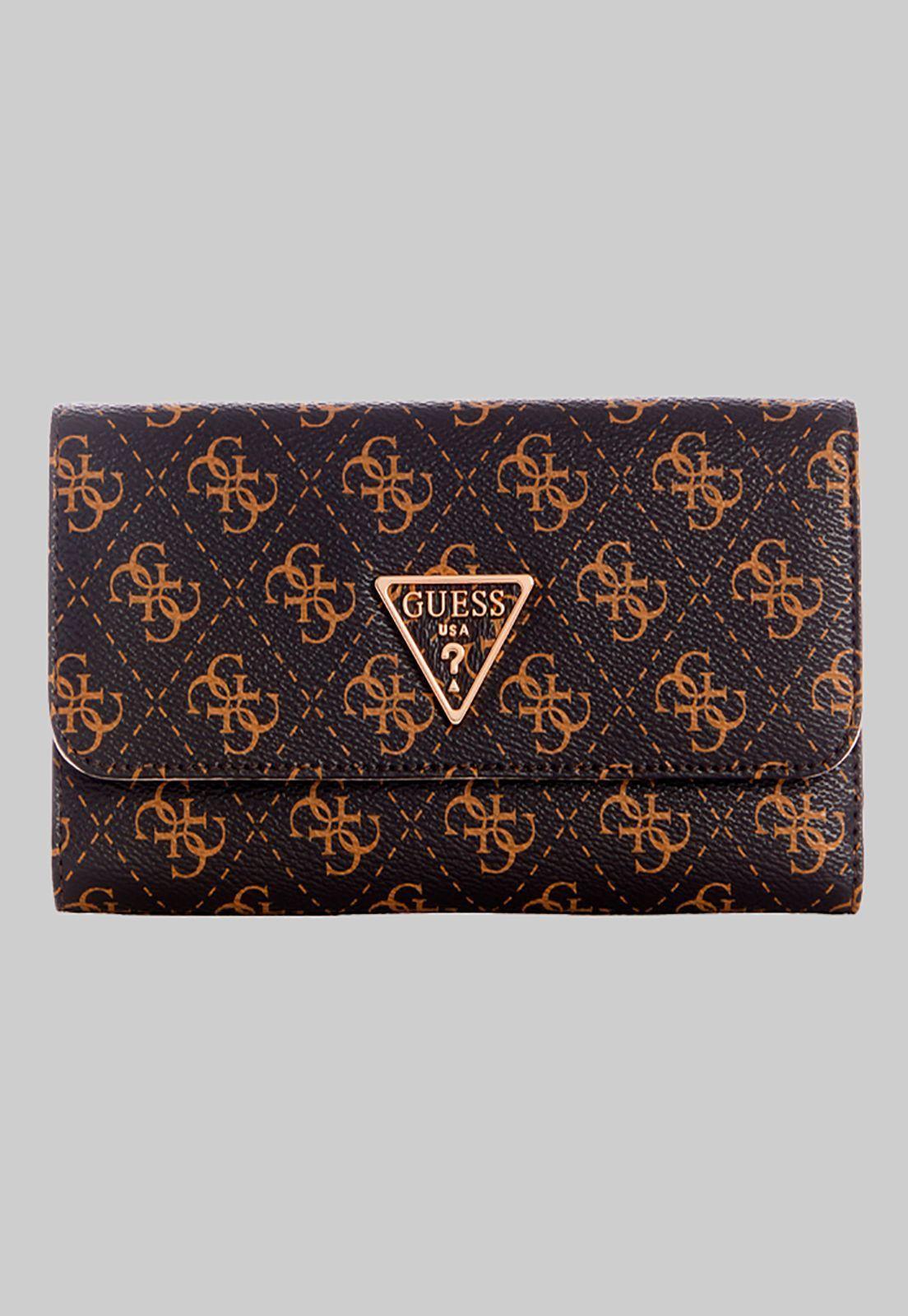 Billetera Laurel Slg Multi Clutch Bnl Café Guess-0