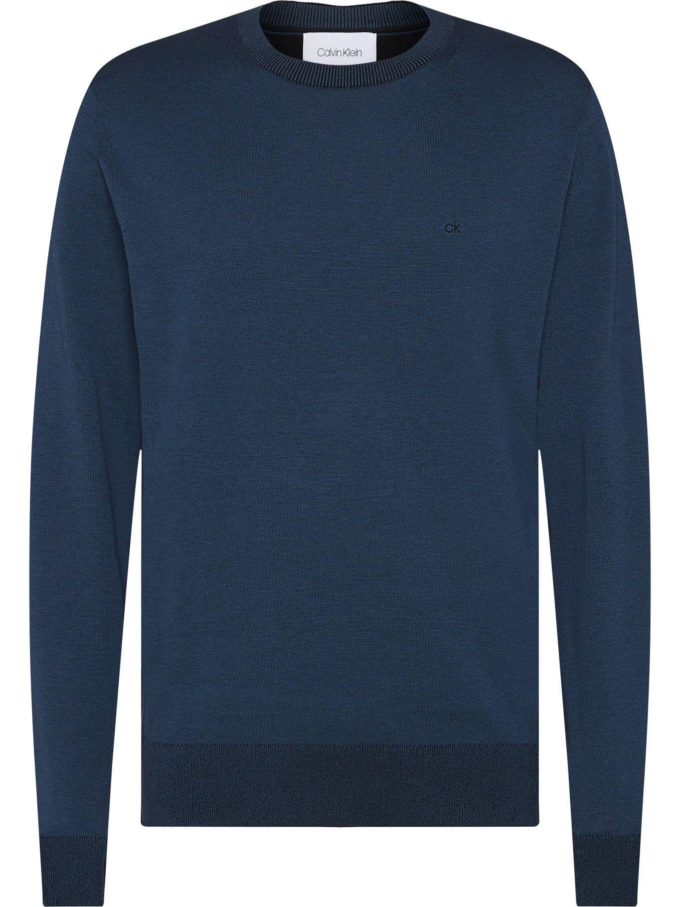 Suéter Cotton Silk Azul Calvin Klein-0