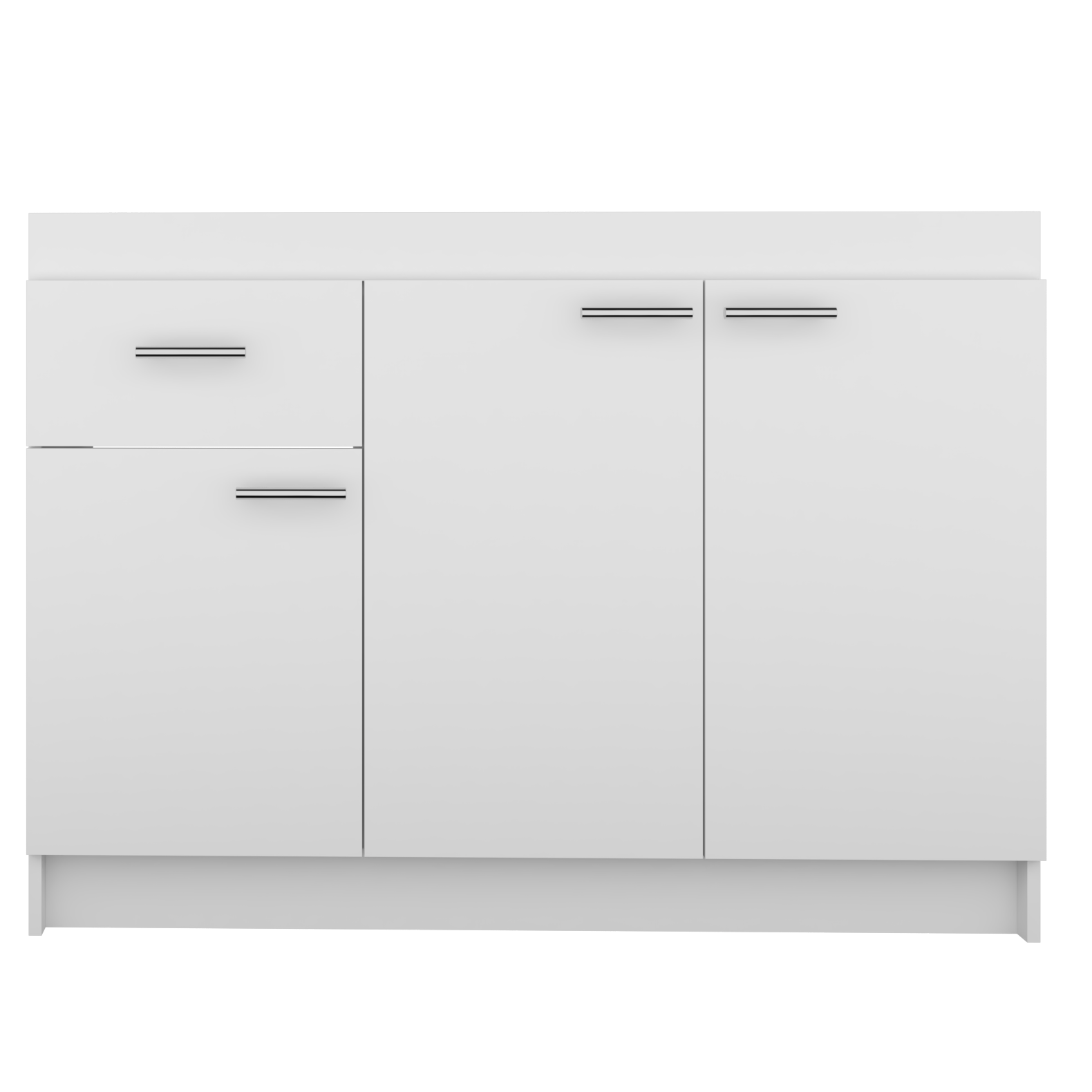 MUEBLE LAVAPLATO 3 PTAS 1CAJON IZQUIERDO ARMADO BLANCO-0