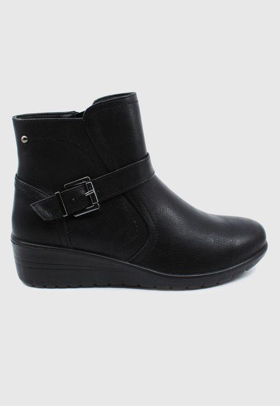 Botín mujer Marie negro Stylo Shoes -0