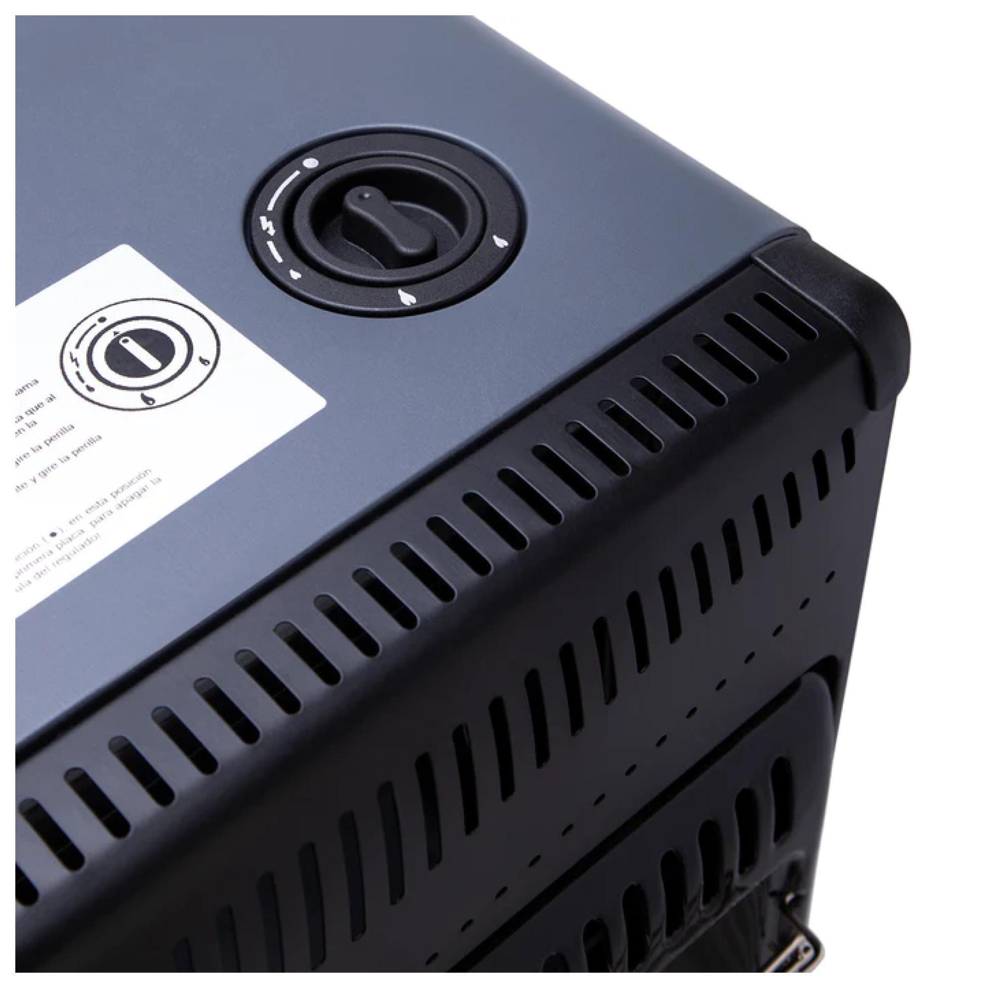 Estufa Infrarroja A Gas Calefaccion 15 Kilos Negro KGQ-15G Kendal-1