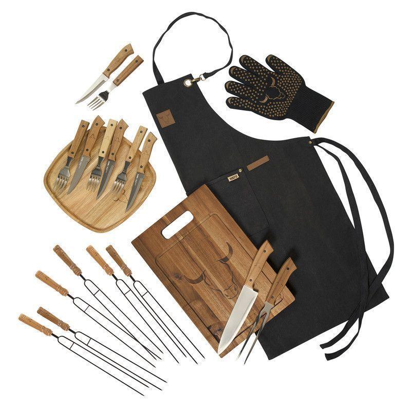 Set Parrillero 135 WAYU 9 Piezas Profesional-0
