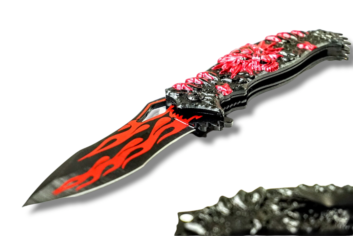 Cuchillo Supervivencia Demon On Fire AL78-2