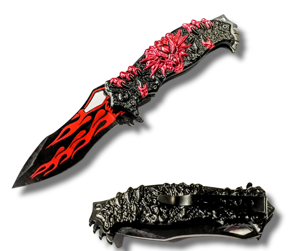 Cuchillo Supervivencia Demon On Fire AL78-3