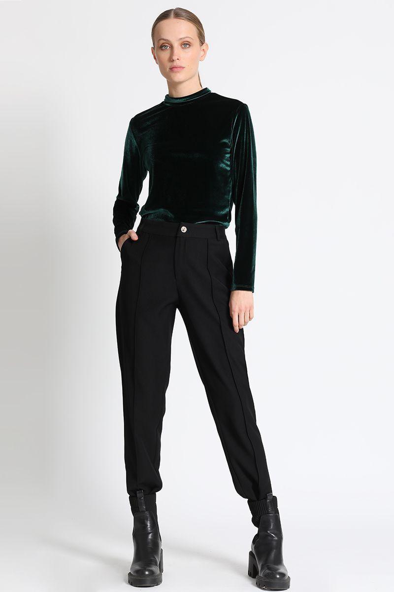 Polera Manga Larga Fantasia Verde Liola-4