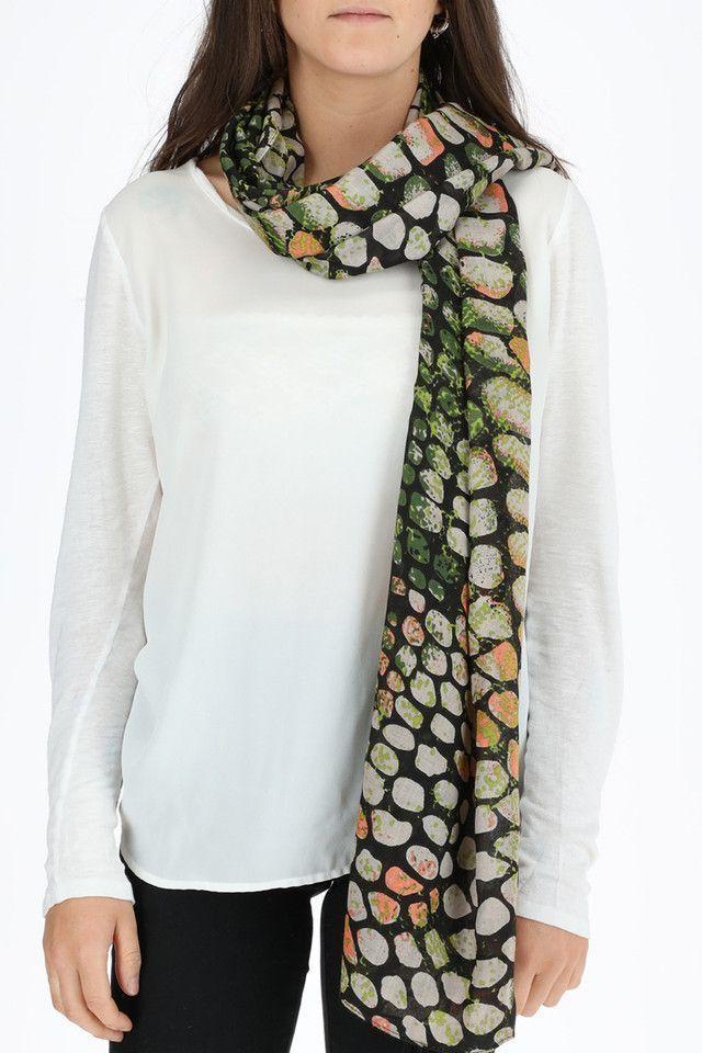 Pañuelo Estampado Jungle Verde Humana-2