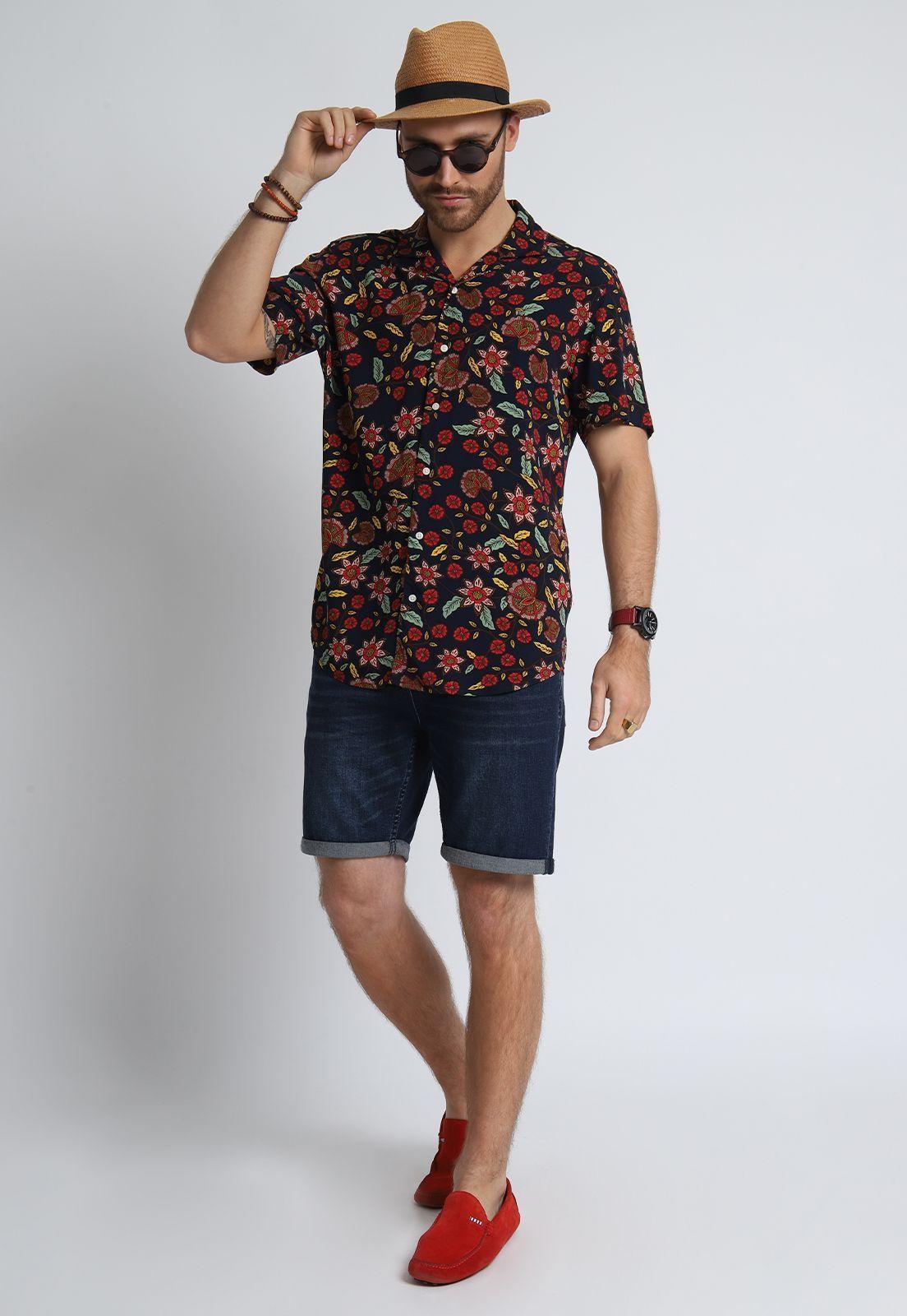 Camisa Print Floral Arrow-4