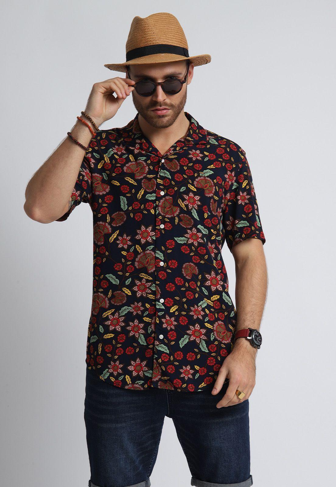 Camisa Print Floral Arrow-1