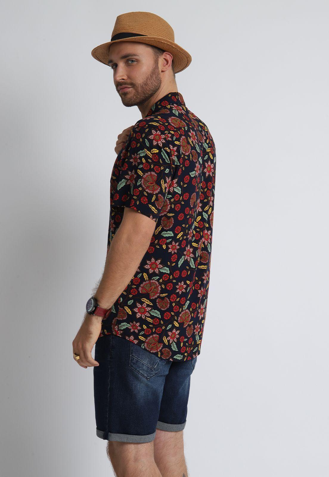 Camisa Print Floral Arrow-3