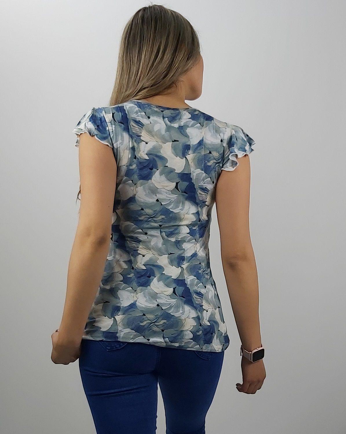 Polera manga mariposa gris-2
