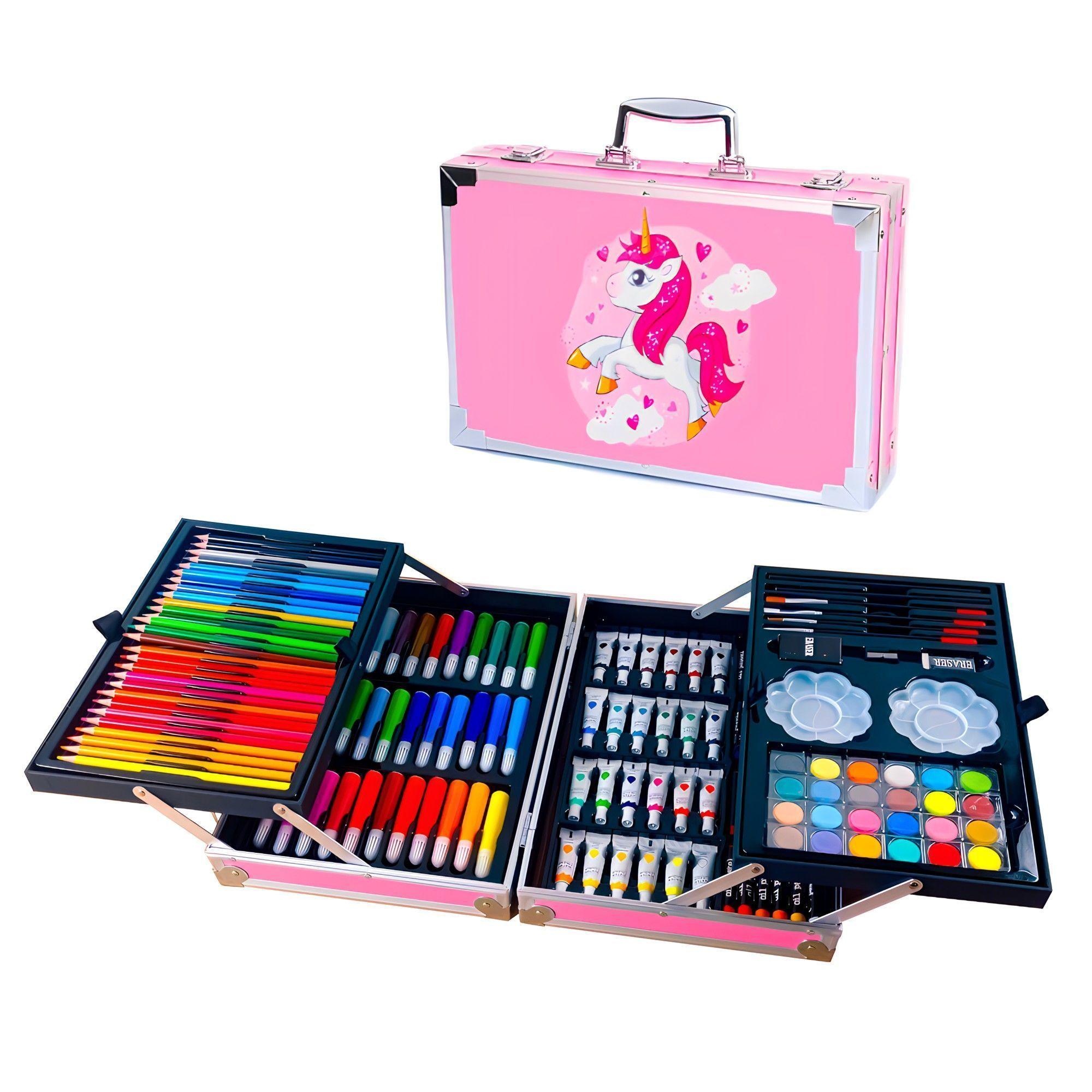 Set de Arte Premium 145 Piezas Maleta de Aluminio-0