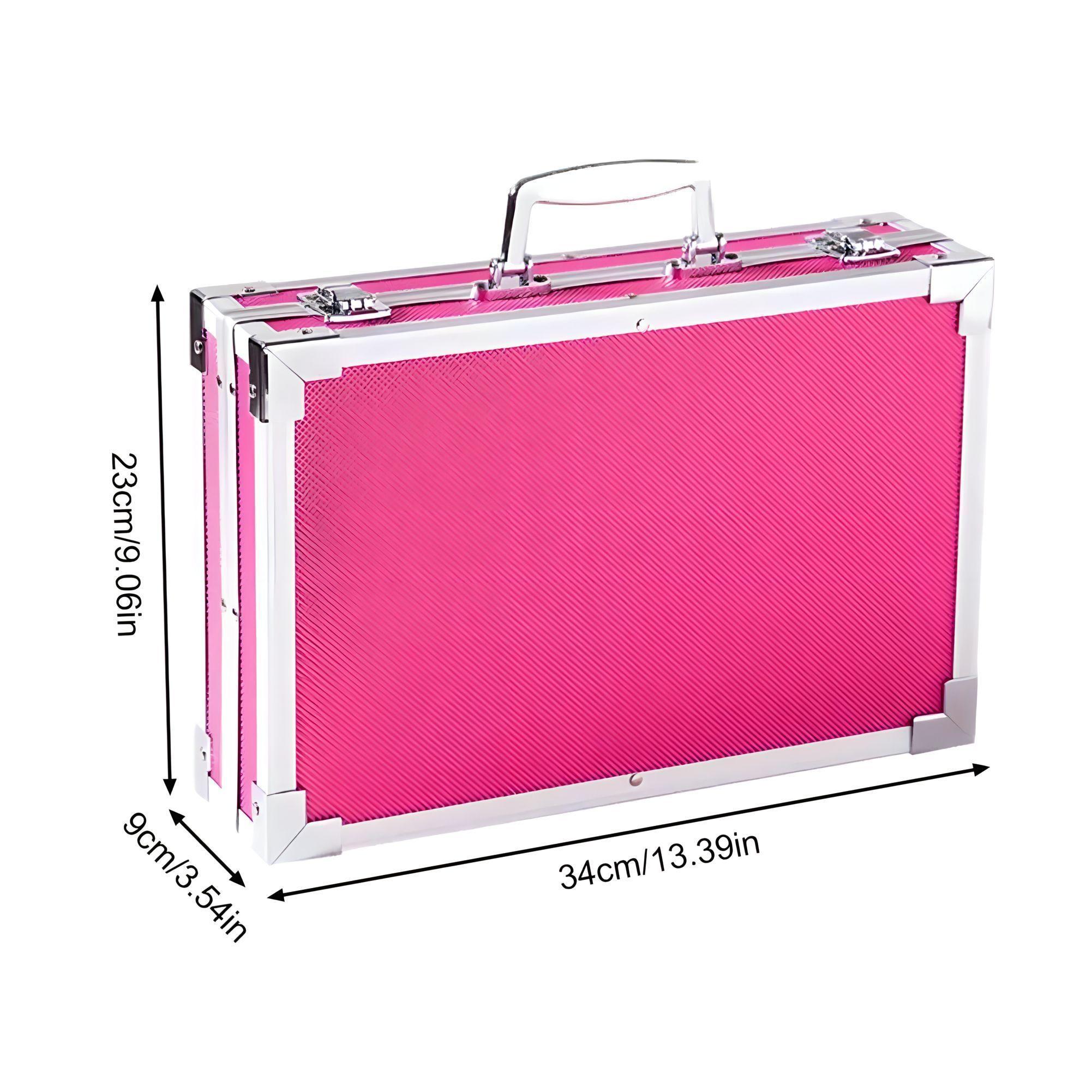 Set de Arte Premium 145 Piezas Maleta de Aluminio-4