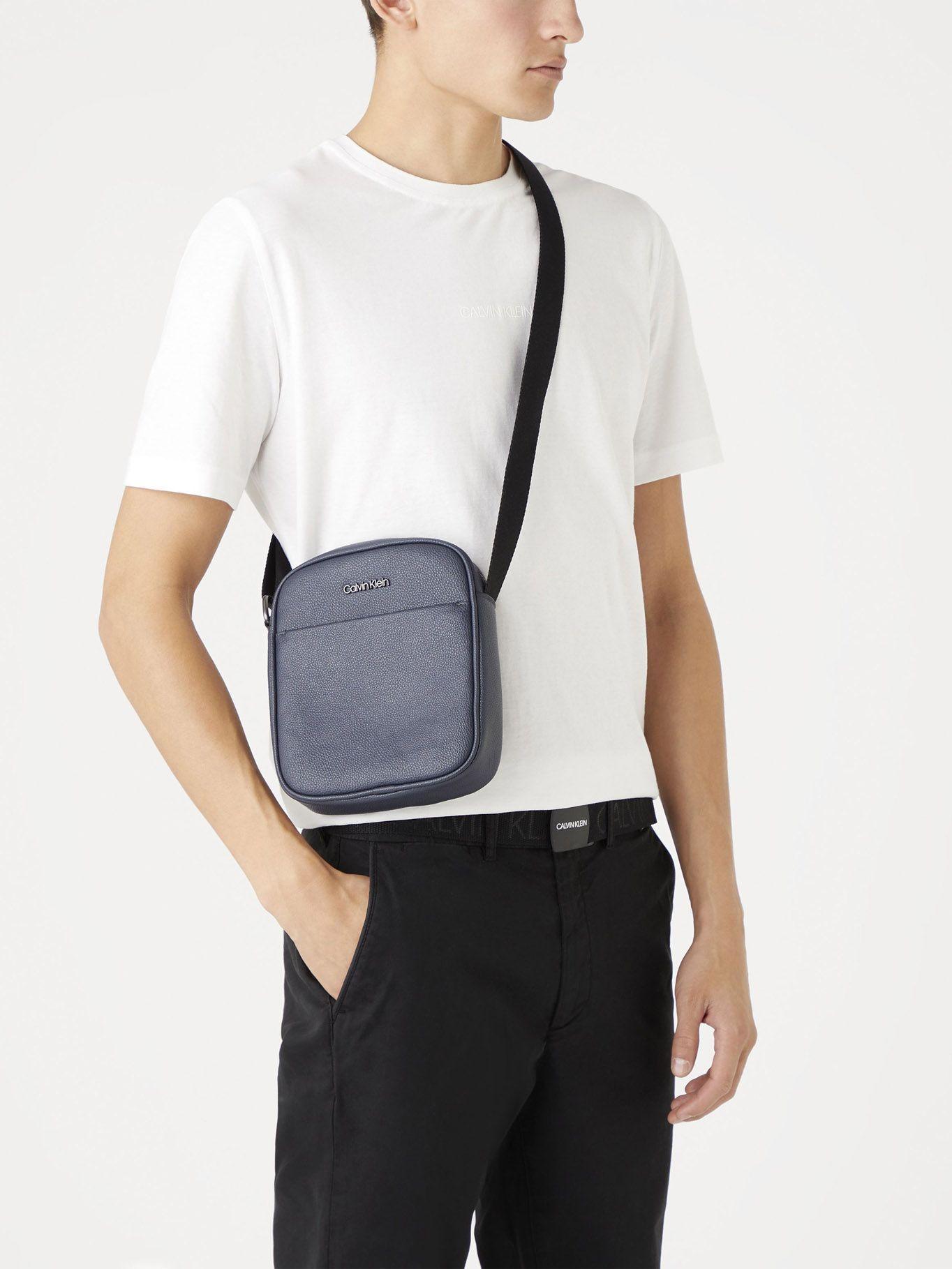 Messenger Reporter Calvin Central Azul Calvin Klein Hombre-3