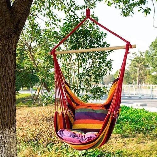 Silla Hamaca Con Palo Camping Columpio Outdoor-2