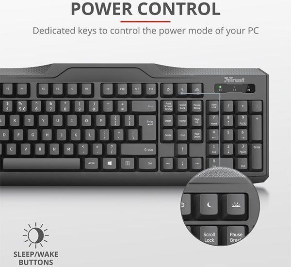 Teclado Alambrico USB Classicline Trust-3