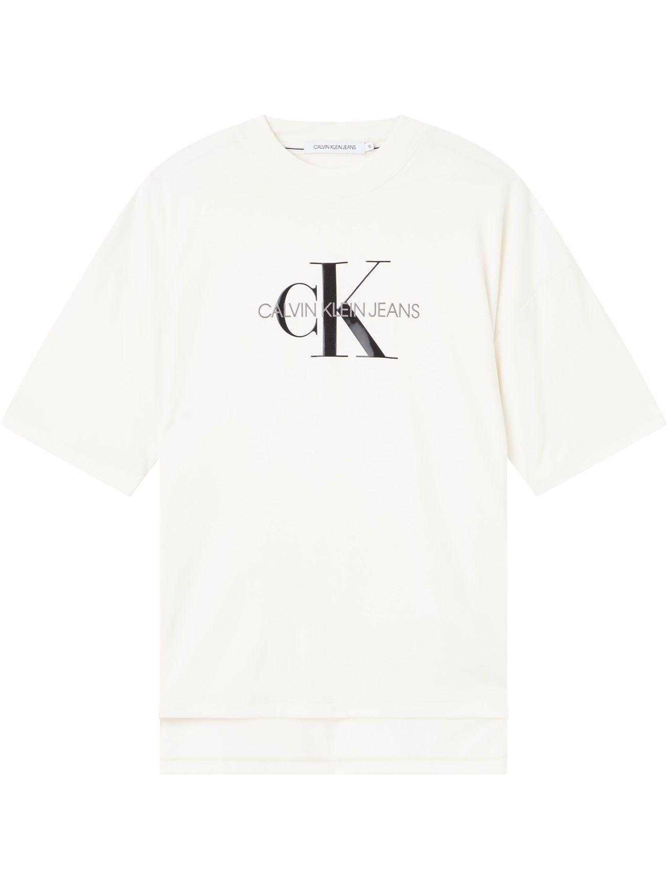 Polera Monogram Blanco Calvin Klein Mujer-0