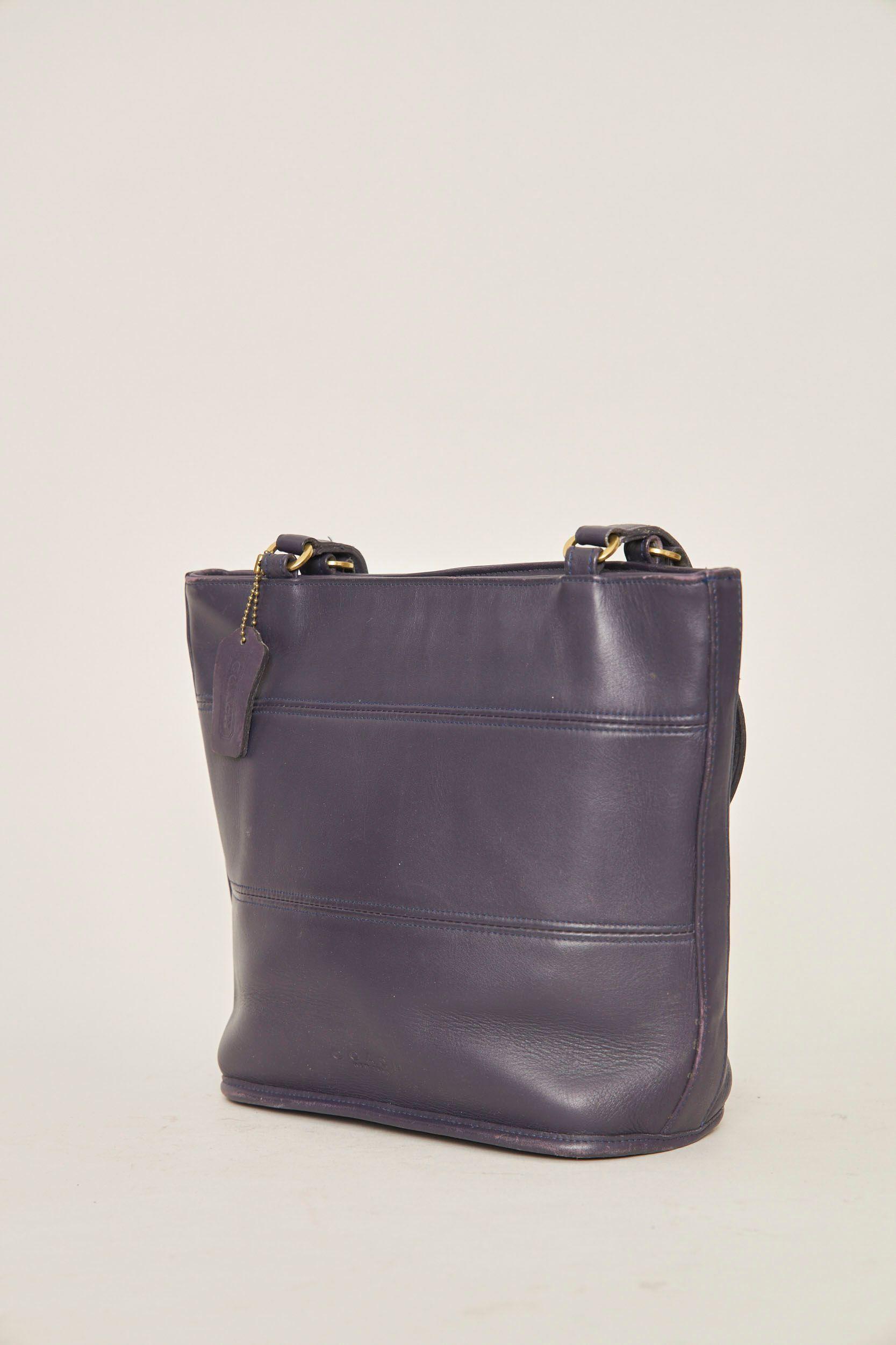 Cartera casual  morado coach talla L-1