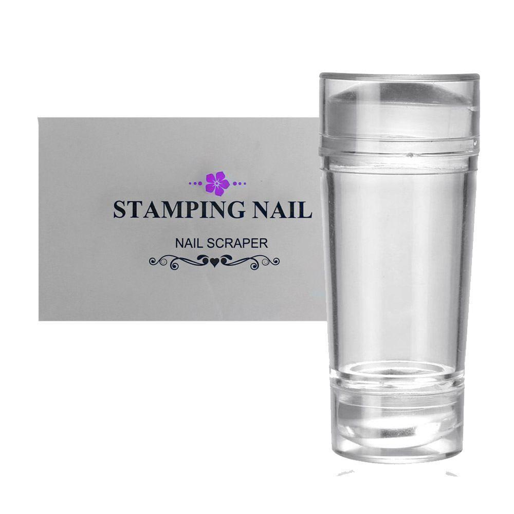 Tapón stamping diseño uñas silicona-0