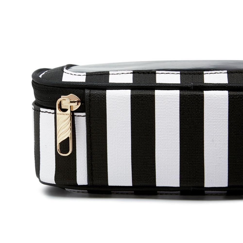 Bagsmart estuche de maquillaje para viaje - Cebra-4