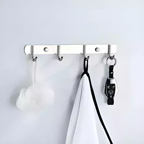 Colgador Perchero Aluminio De Pared Para Toallas Ropa-3