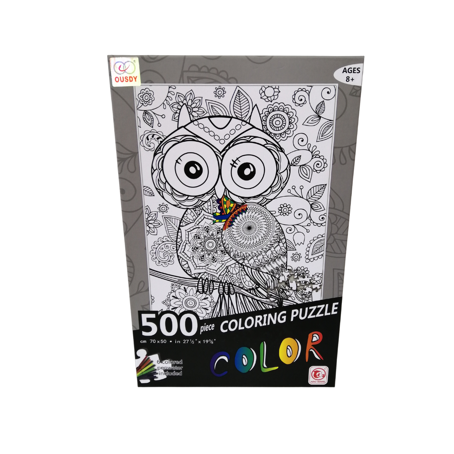 Puzzle mandala rompecabezas para colorear-0