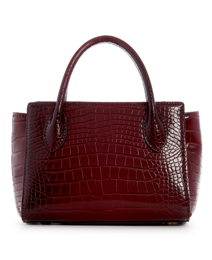 Mini Cartera Guess Enisa Mini Satchel Mer Burdeo-2