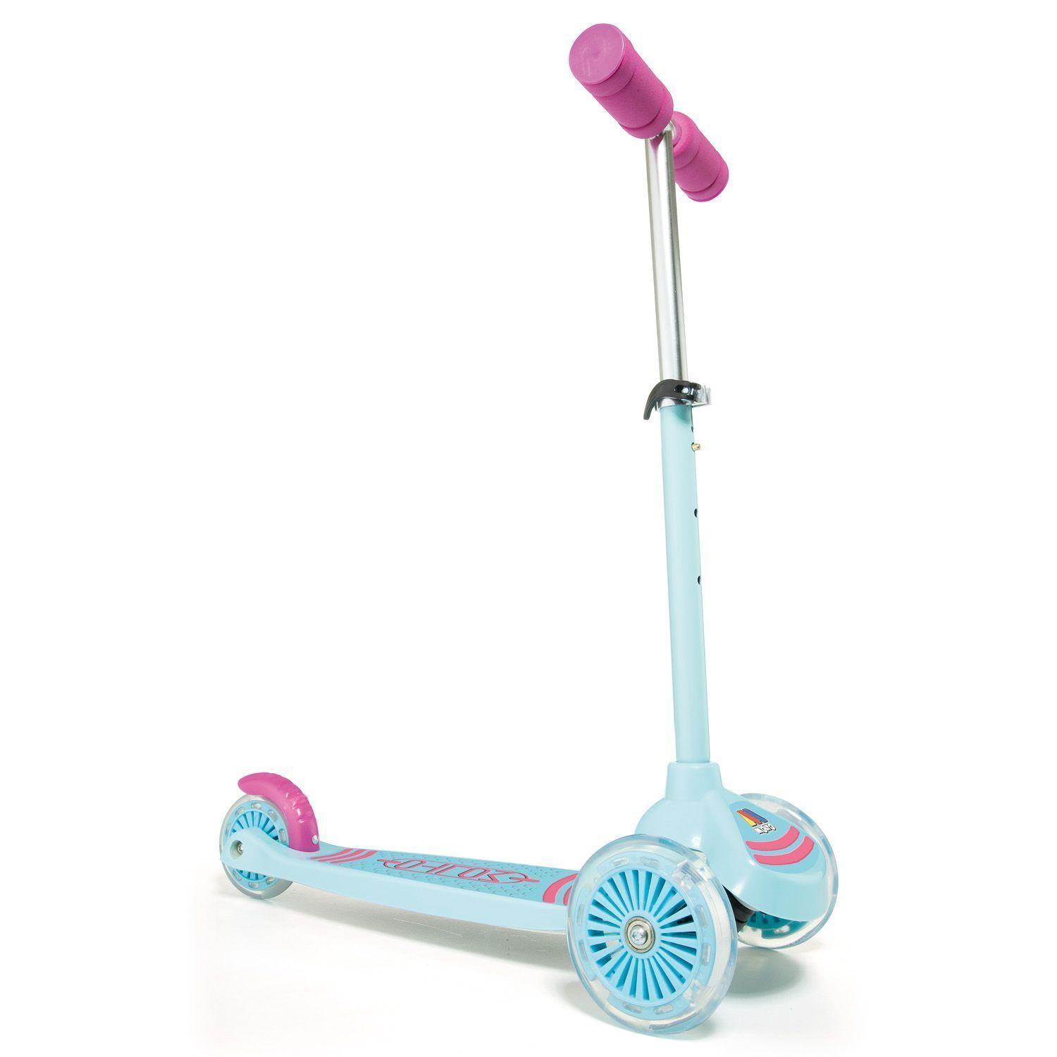 Monopatin para niños con Luces - Maxi Scooter Rosa MOLTO-0