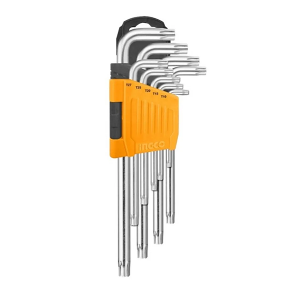 Set Llaves Medianas Allen Estrella 9 Piezas Ingco-0