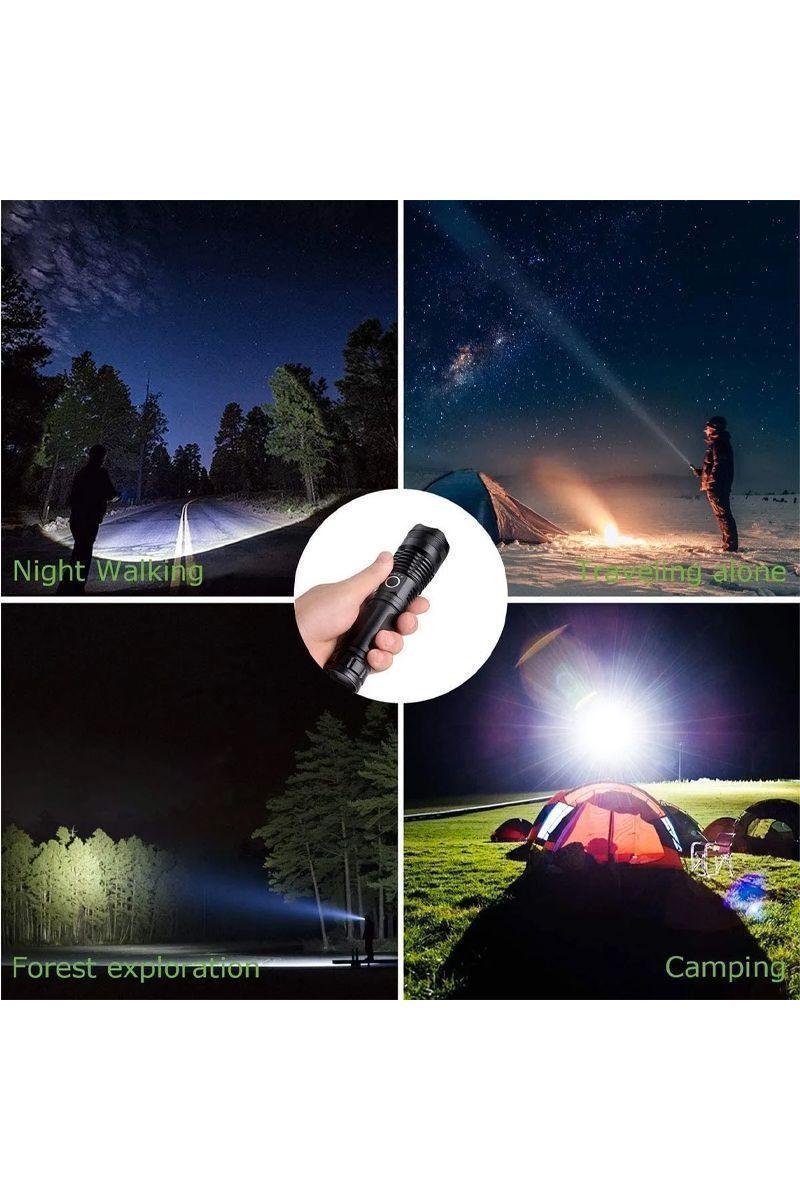Linterna Led Potente Recargable 9000 Lúmenes-2