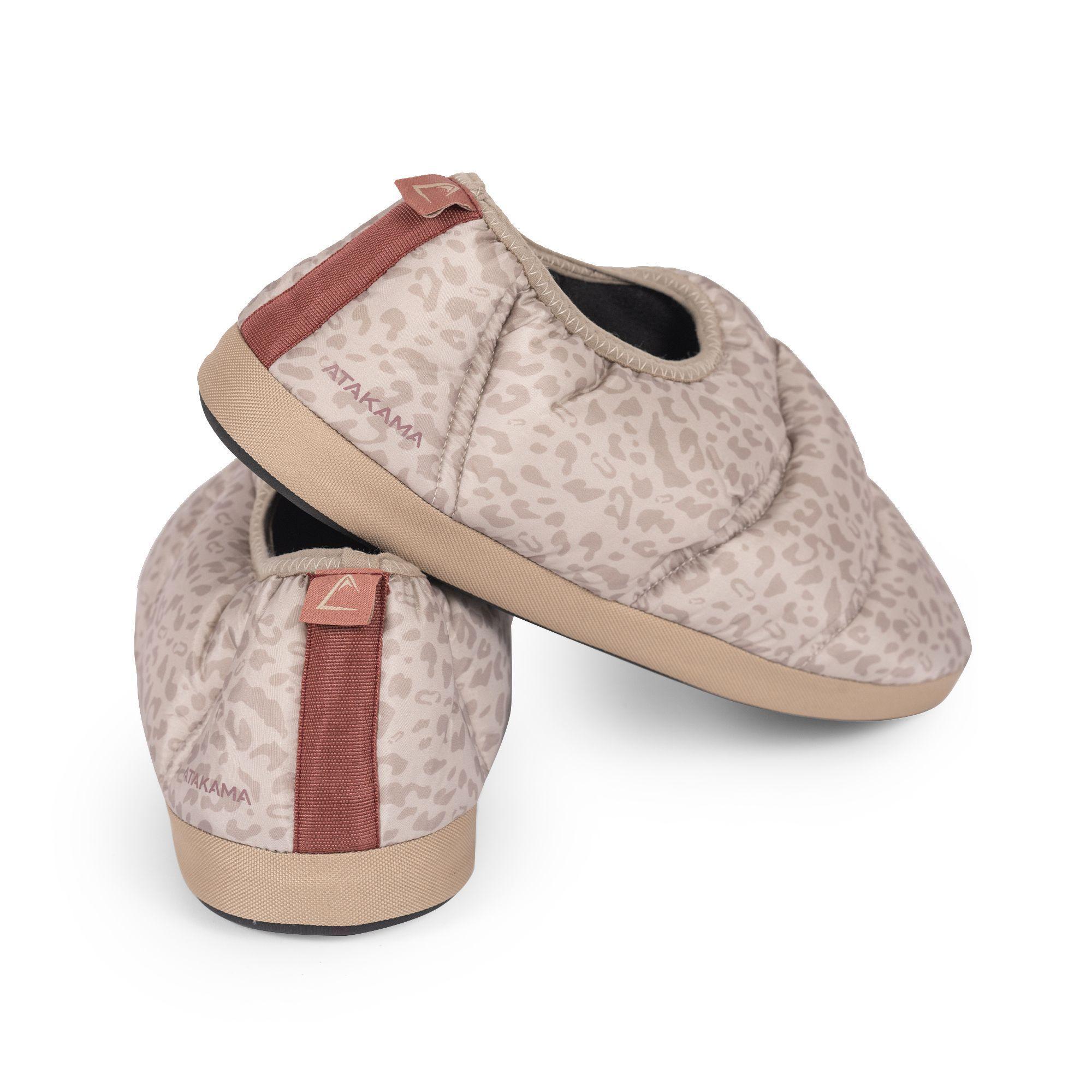 Pantufla Futaleufú Beige Animal Print Atakama Outdoor-1