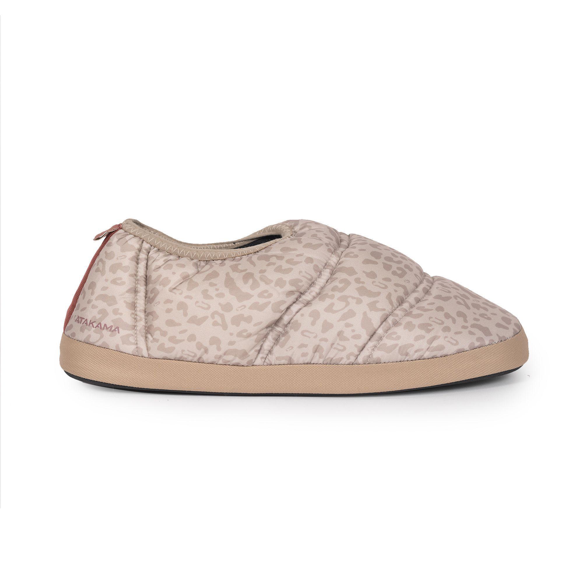 Pantufla Futaleufú Beige Animal Print Atakama Outdoor-0