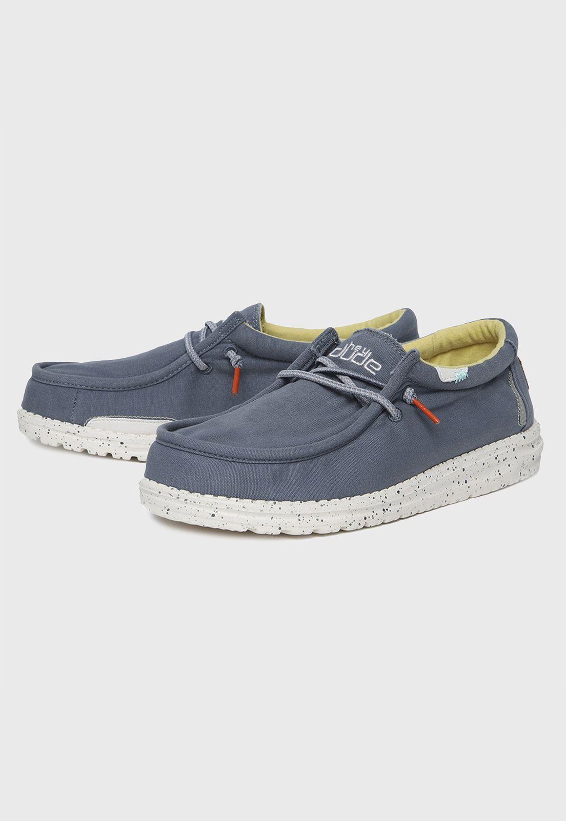 Zapato Wally Washed Blue Stone Hombre Heydude-1