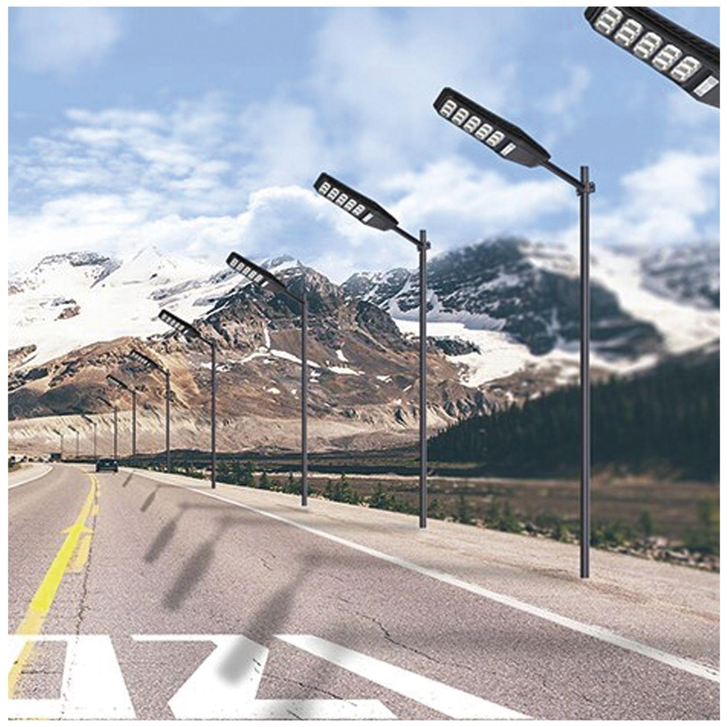 Luminaria Solar Pública LED Sensor de Movimiento 40W 6000K-4