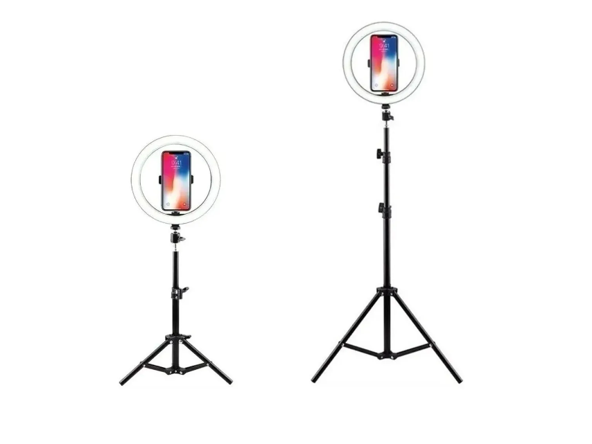 Anillo Aro Luz Led Fotografía 26 Cm + Trípode Ajustable-5