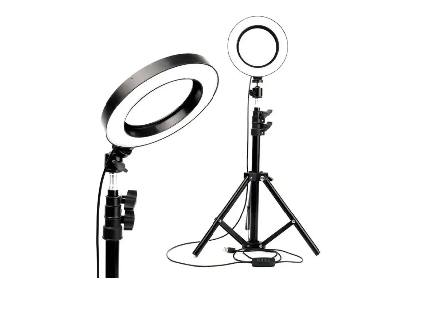 Anillo Aro Luz Led Fotografía 26 Cm + Trípode Ajustable-3