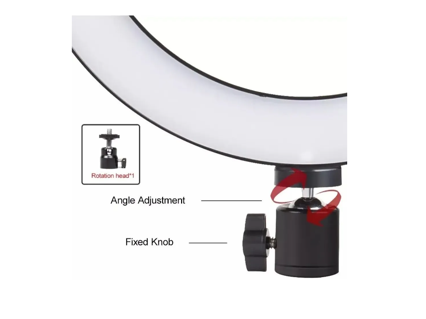 Anillo Aro Luz Led Fotografía 26 Cm + Trípode Ajustable-2